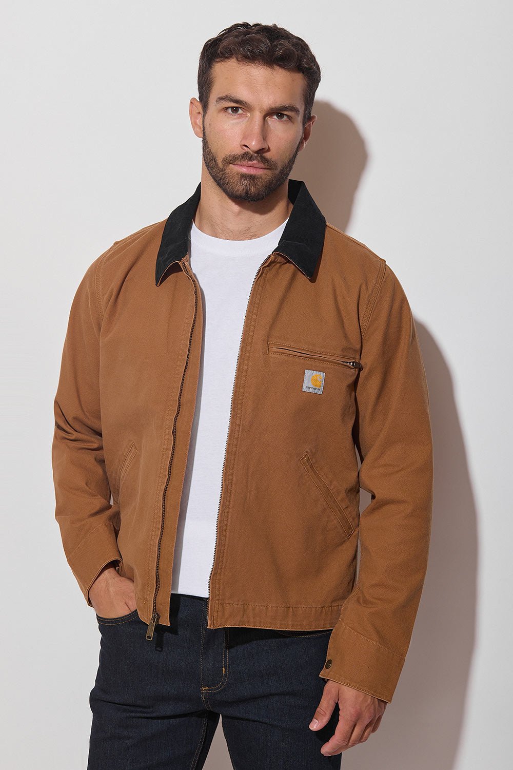 Detroitská bunda s podšívkou Carhartt Duck Detroit