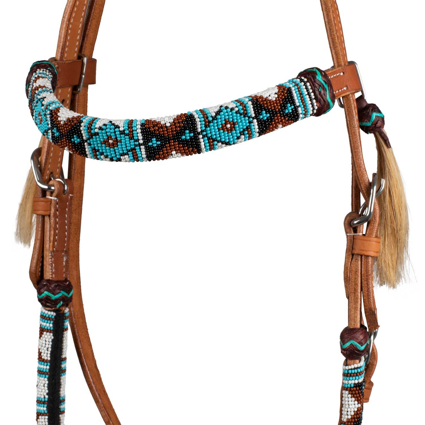 Ogłowie westernowe Navajo Pearls Pool's