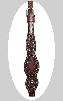 Ogłowie Braided Silver Dot