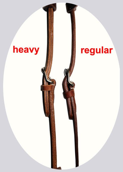 Ogłowie na jedno ucho Heavy Harness Leather