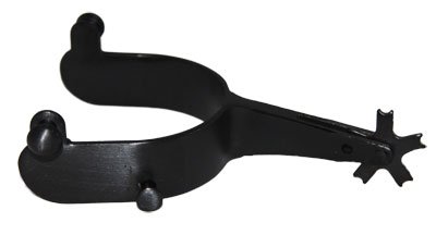 Czarne ostrogi Bull Riding