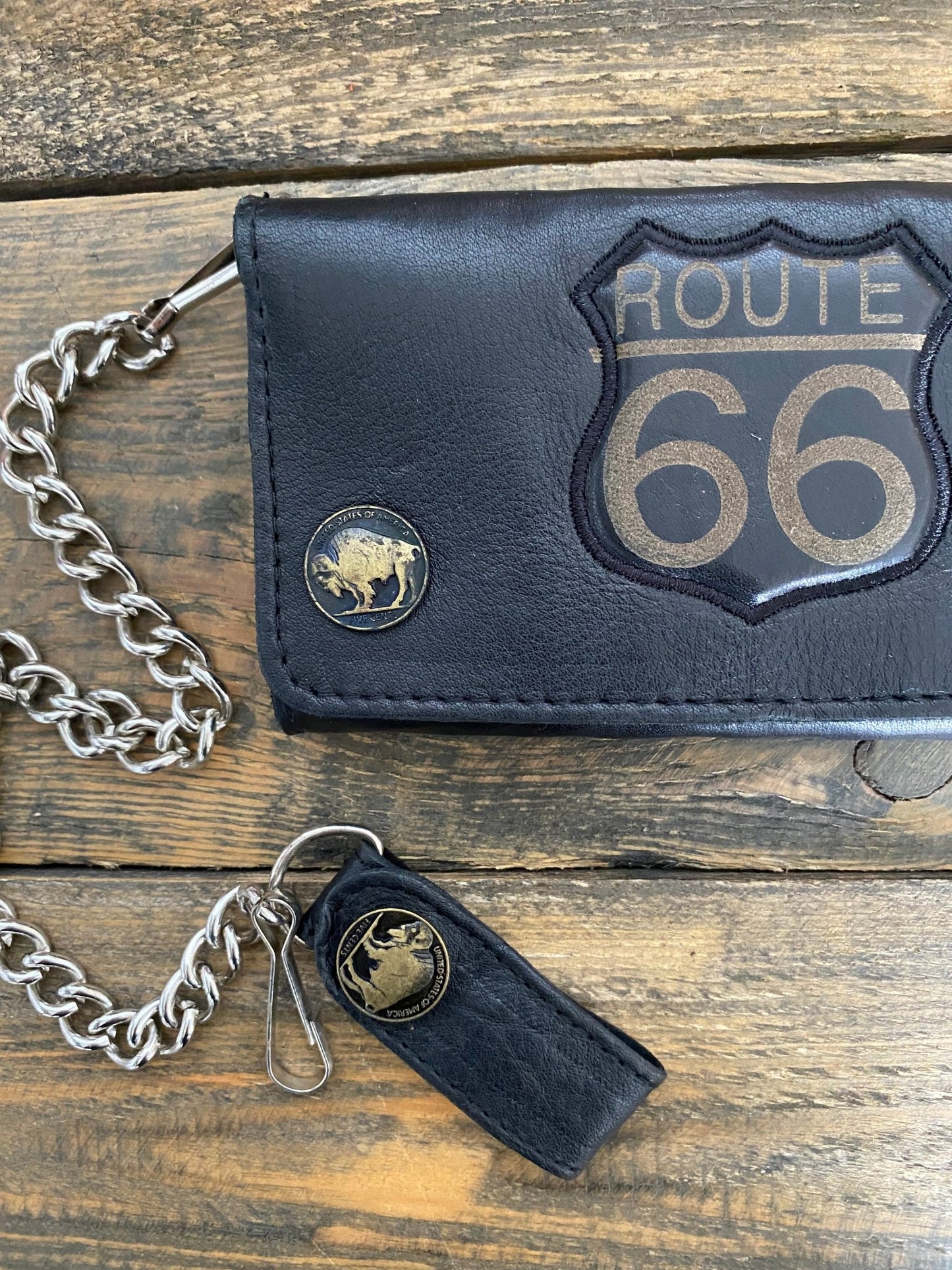 Portfel skórzany Route 66-black