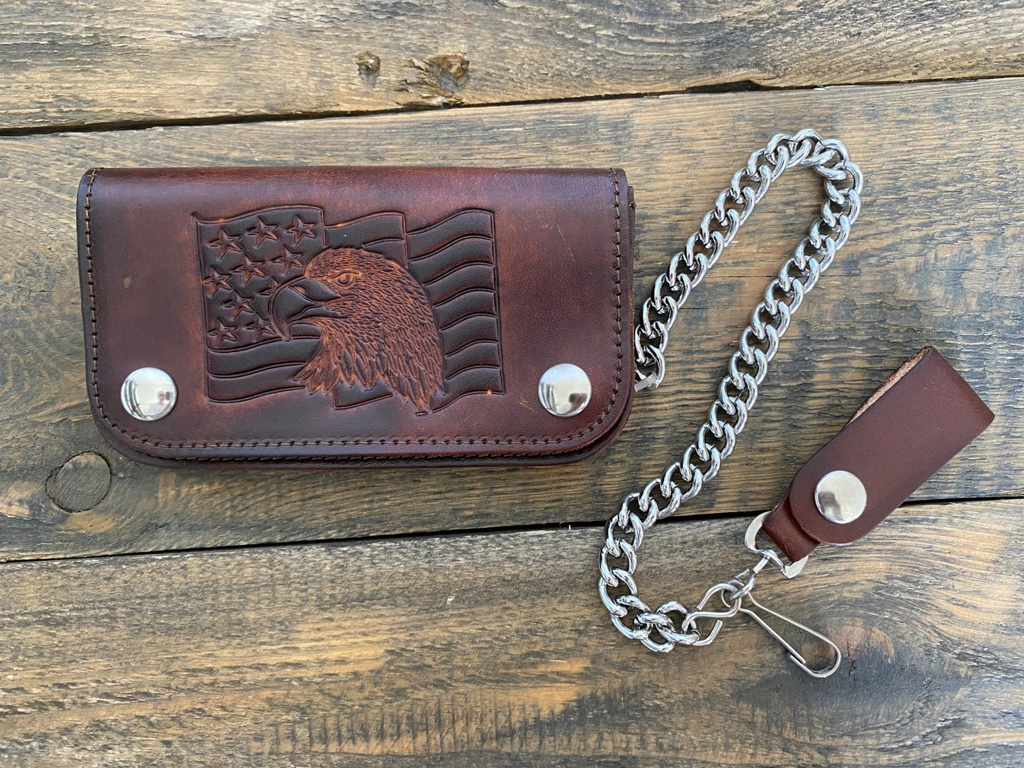 Portfel skórzany USA Eagle
