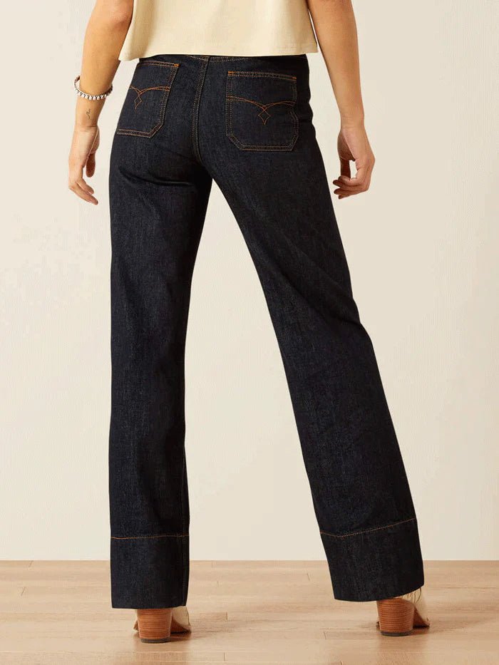 Ariat Ultra High Rise Tomboy Western – Rinse Navy