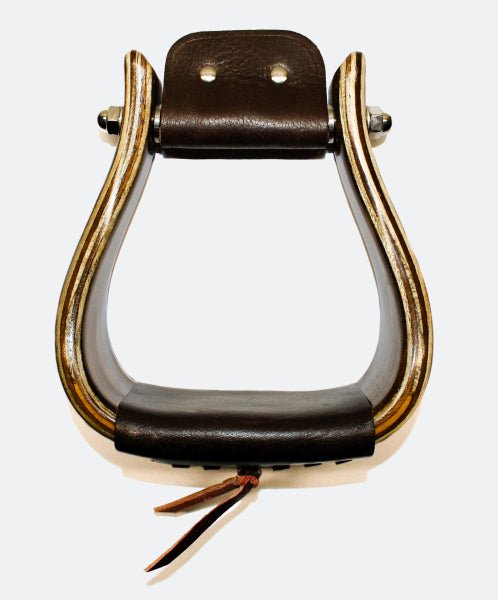 Strzemiona drewniane Premium -ciemny brąz