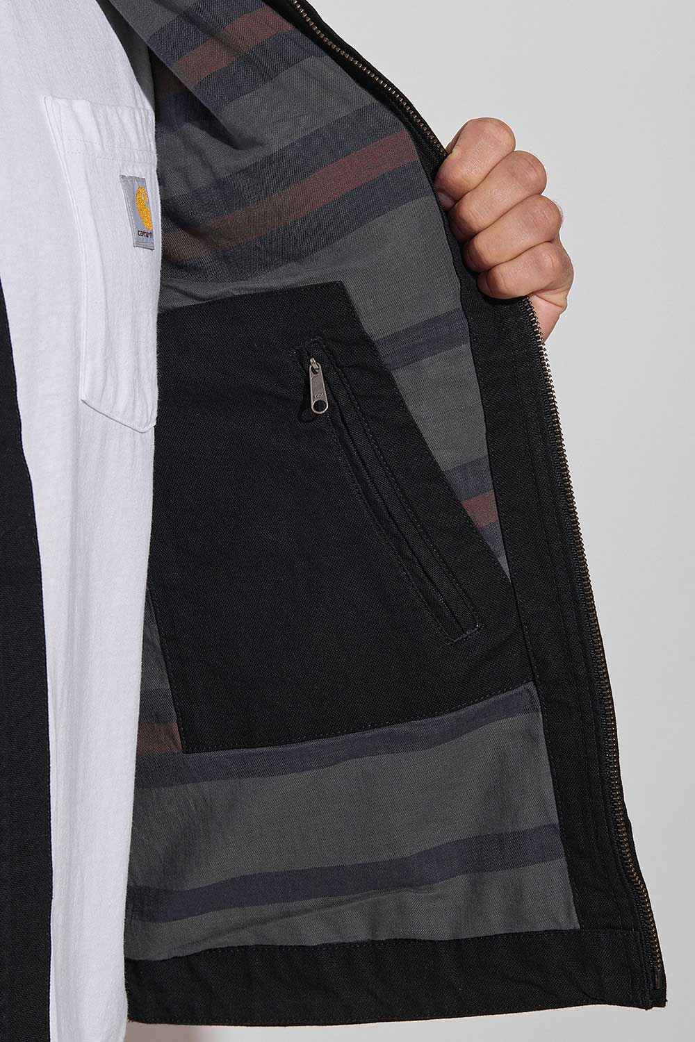 Detroitská bunda s podšívkou Carhartt Duck Detroit