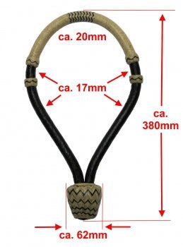 Rawhide Bosal- czarny,soft