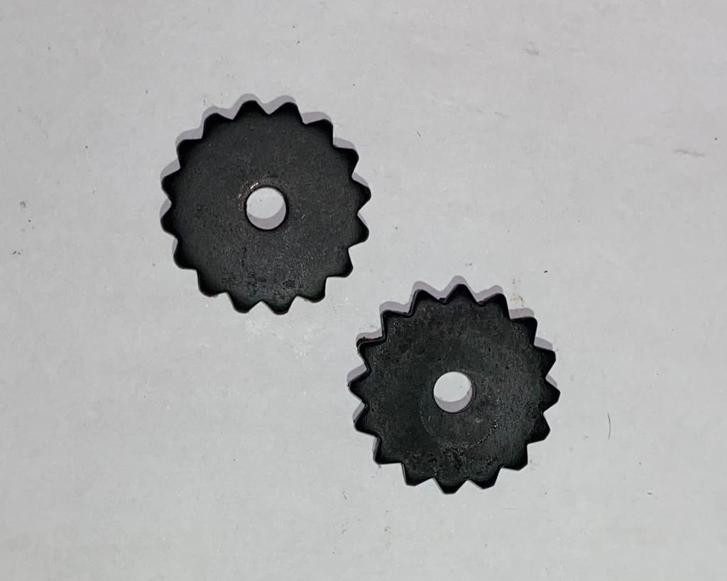 Kółeczka do ostróg czarne IV