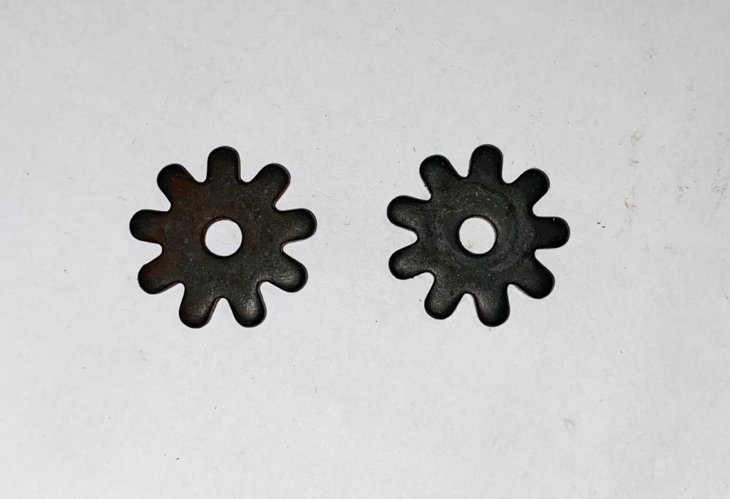 Kółeczka do ostróg czarne IX