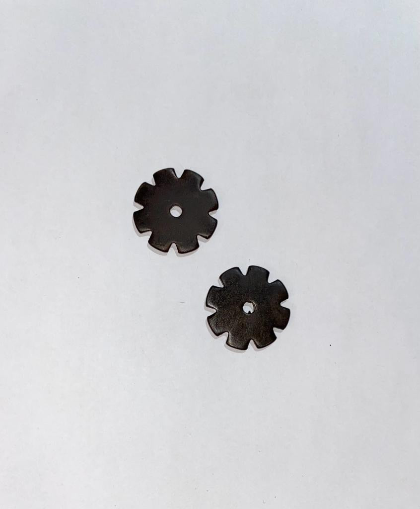 Kółeczka do ostróg czarne X