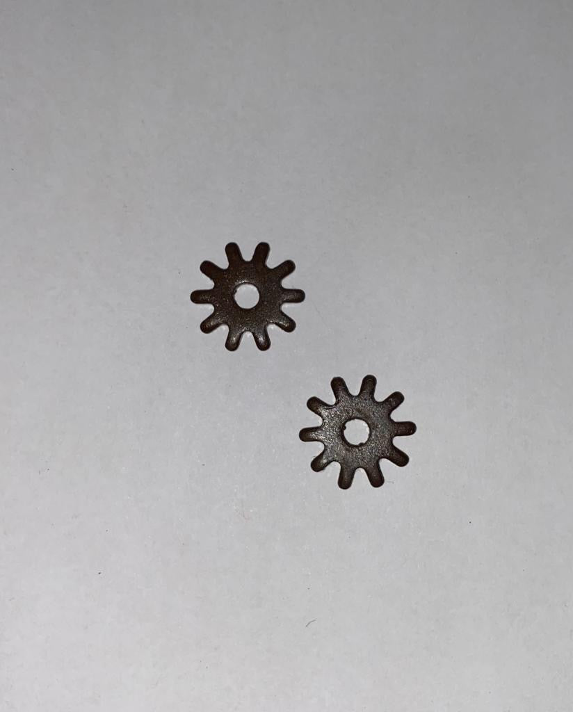 Kółeczka do ostróg czarne XI