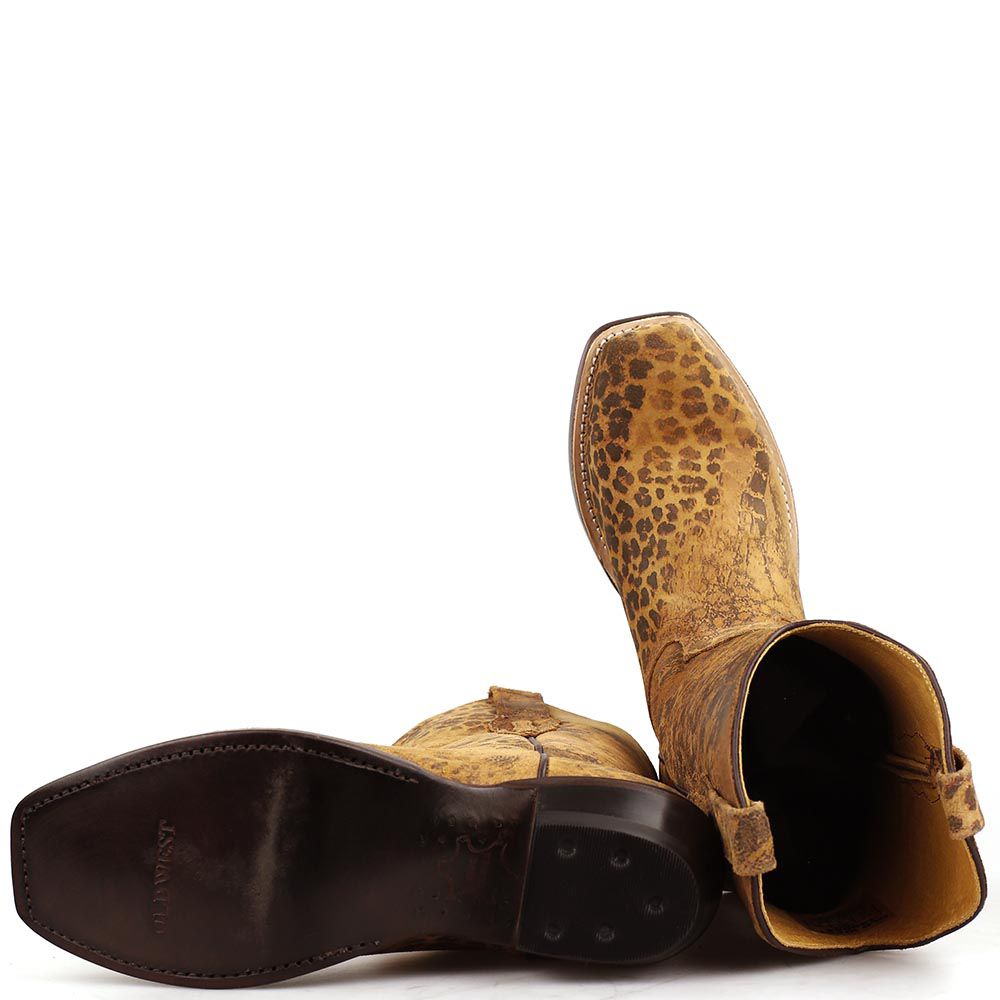 Kowbojki Damskie Old West Brown 18009E
