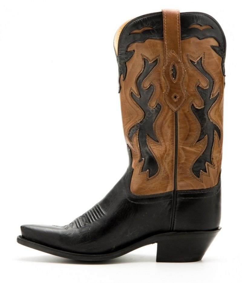 Staré West Brown Dámské kovbojské boty LF1531E