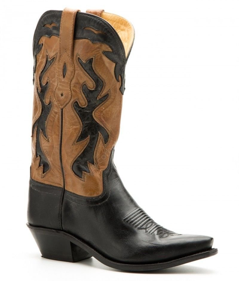 Staré West Brown Dámské kovbojské boty LF1531E