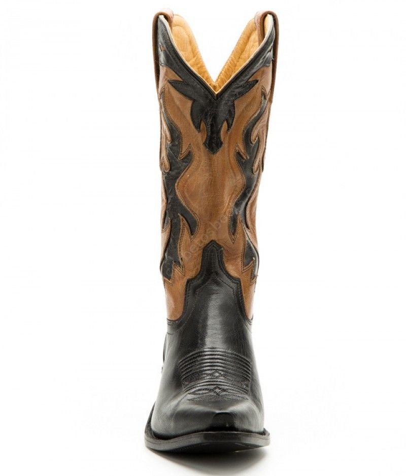 Staré West Brown Dámské kovbojské boty LF1531E