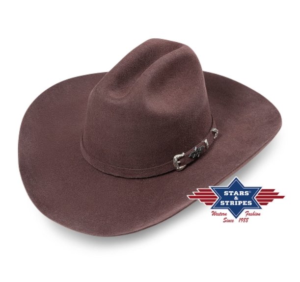 Kapelusz Stars & Stripes Houston Brown