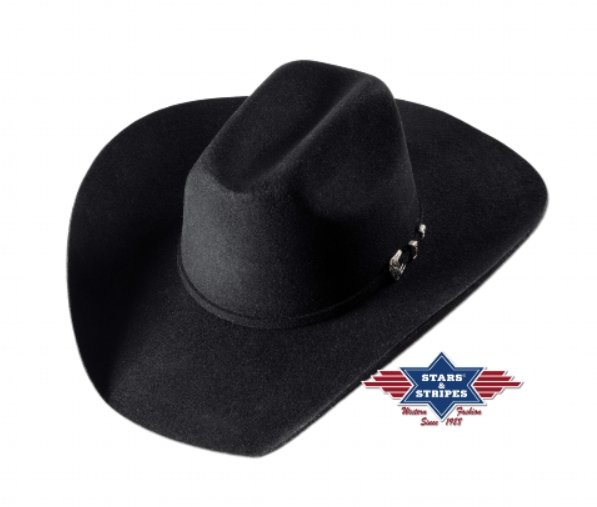 Kapelusz Stars & Stripes Wyoming Black