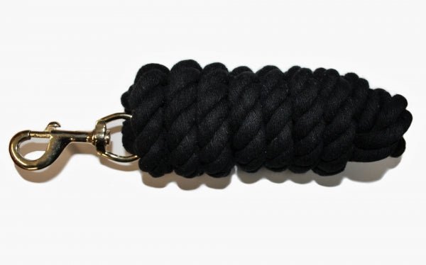 Bavlnený popruh, čierny, 112-025