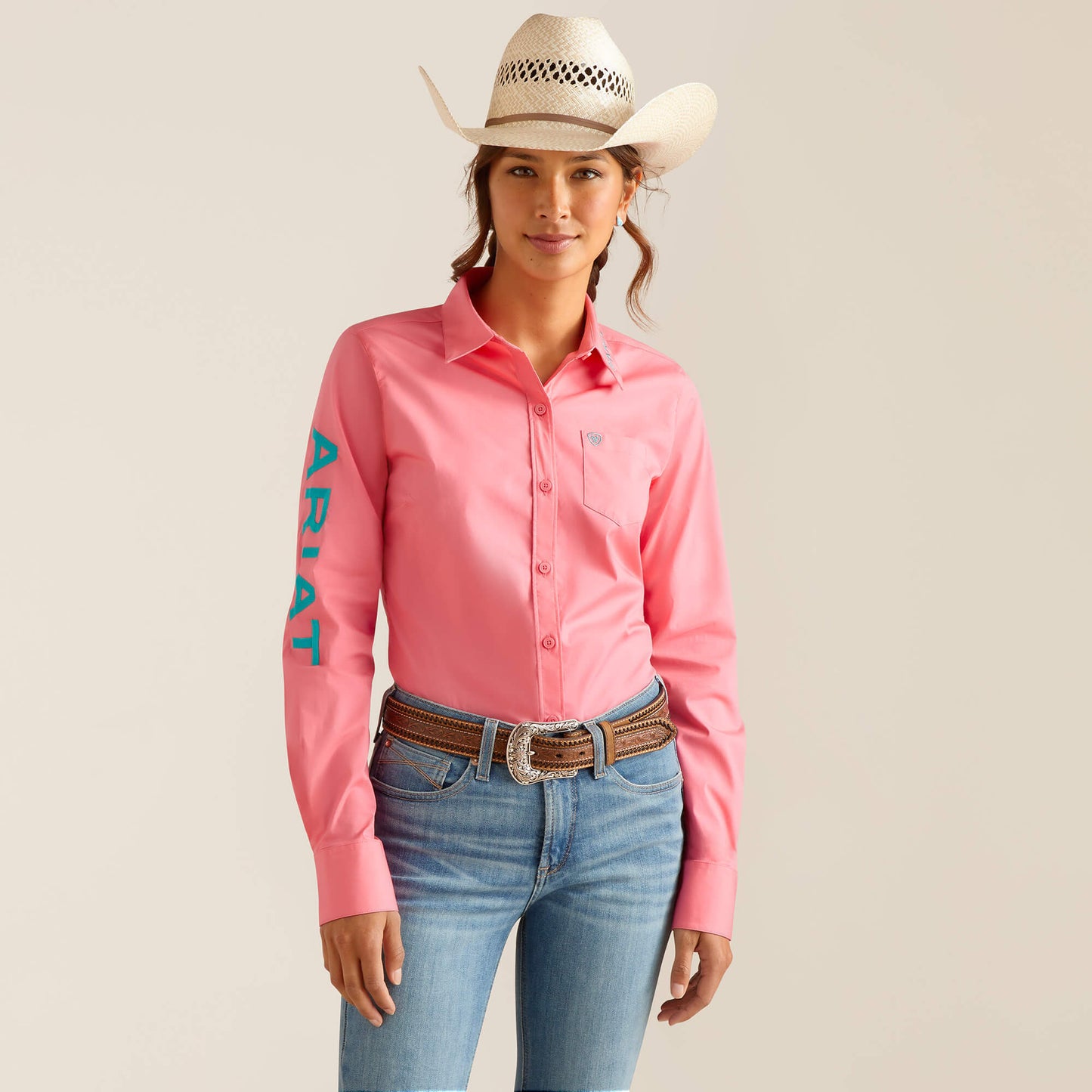 Damska Koszula Ariat Wrinkle Resist Team Kirby Stretch