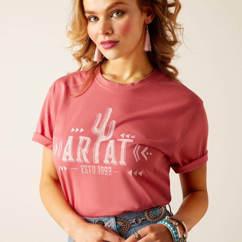 Koszulka damska Ariat Cactus Logo