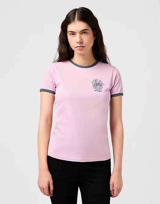 Wrangler RINGER TEE IN FRAGRANT LILAC