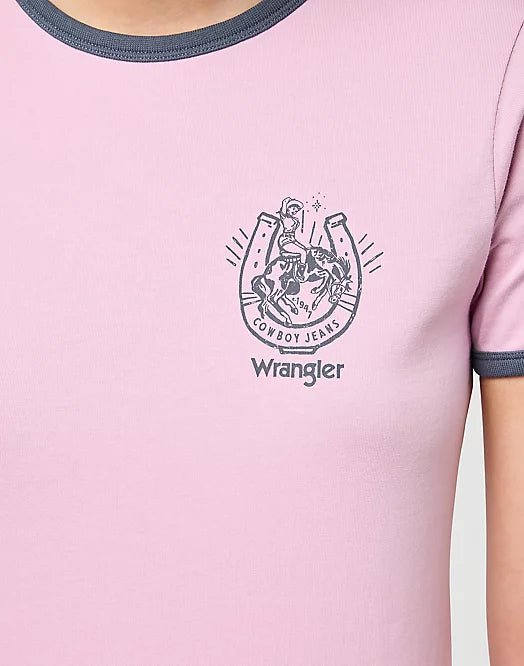 Wrangler RINGER TEE IN FRAGRANT LILAC