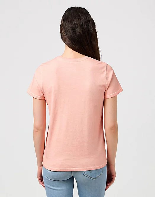 Wrangler ROUND TEE IN BLUSH