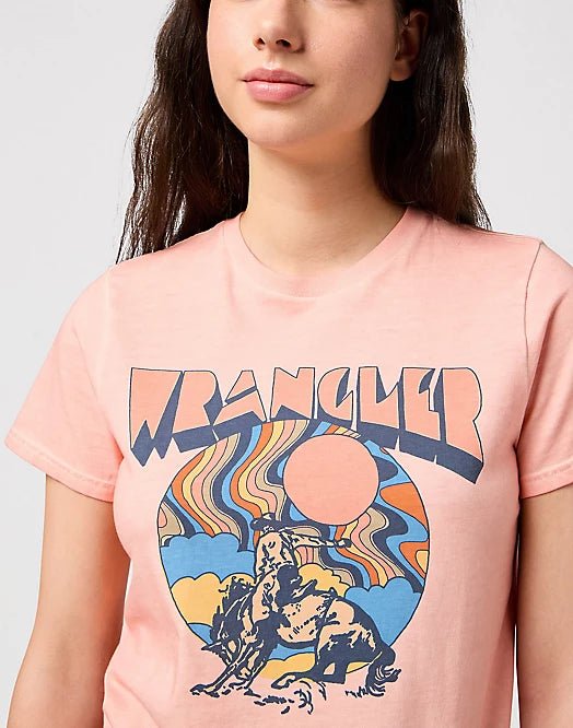 Wrangler ROUND TEE IN BLUSH