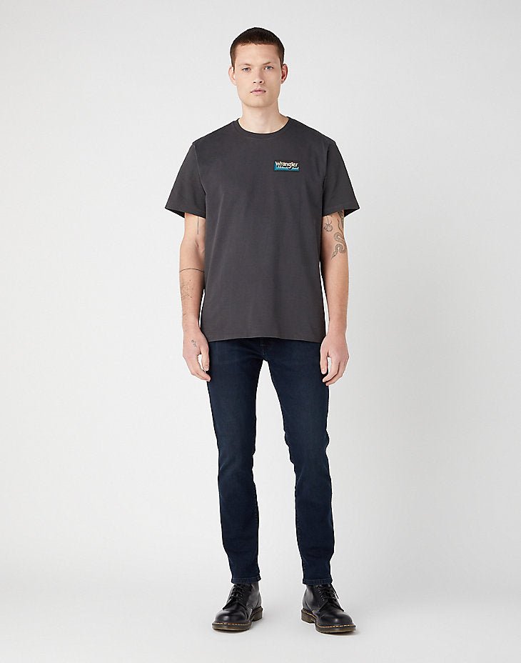 Wrangler GRAPHIC TEE FADED BLACK