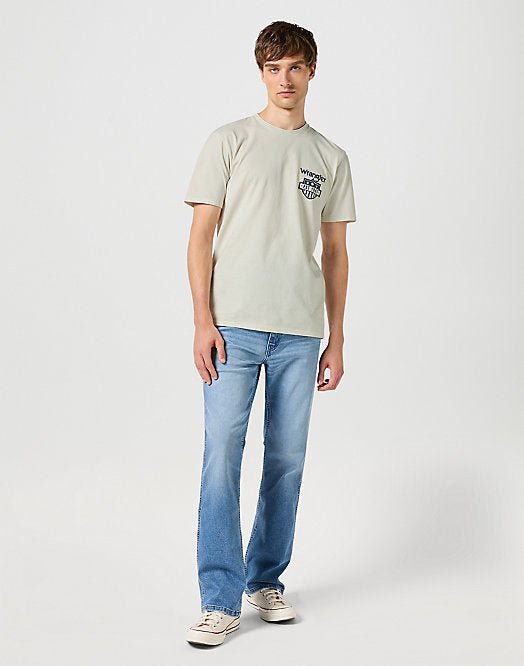 Wrangler GRAPHIC TEE IN VINTAGE WHITE