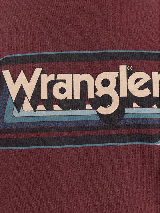 Wrangler GRAPHIC TEE WORN IN WHITE - Różne kolory
