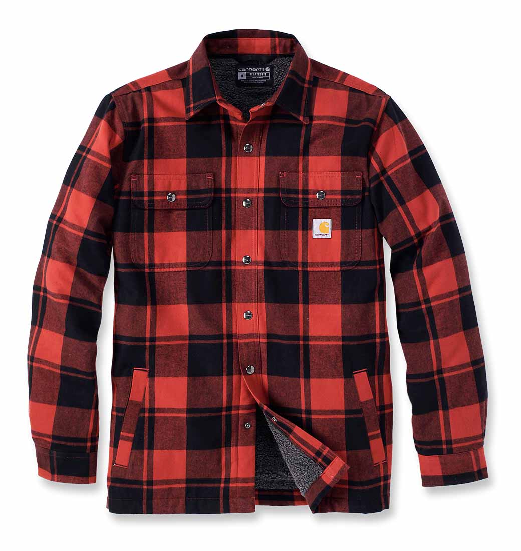 Flanel Sherpa Overshirt Heavyweight Carhartt