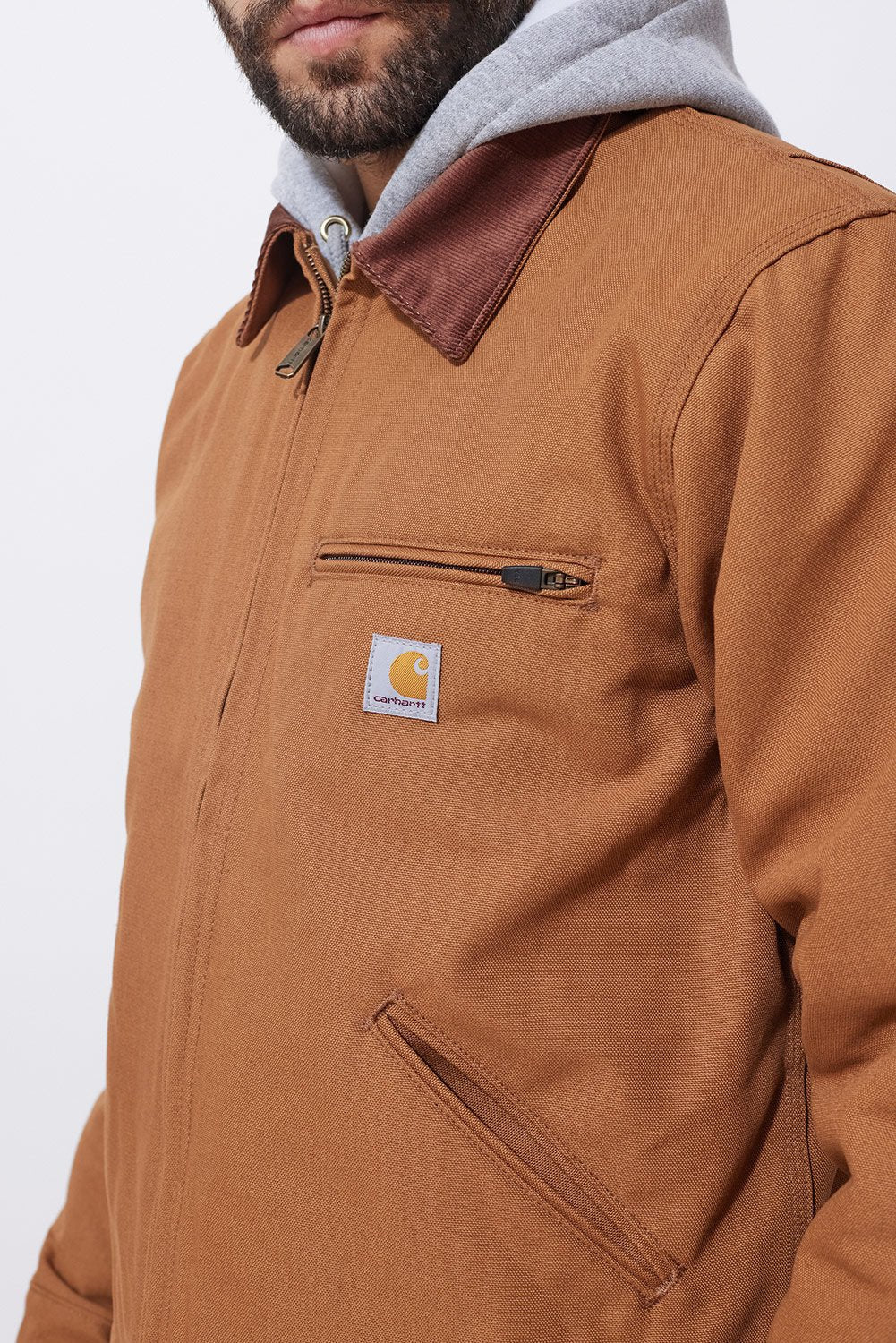 Detroitská bunda s podšívkou Carhartt Duck Detroit
