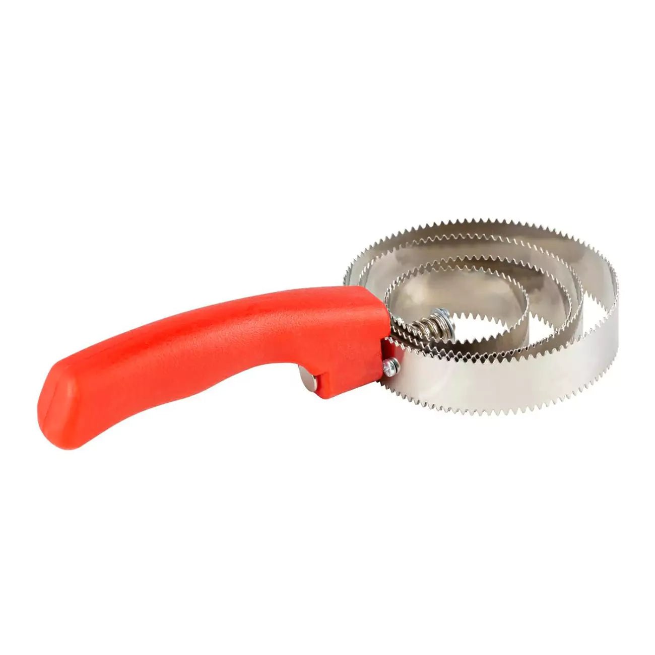 Zgrzebło okrągłe ze stali nierdzewnej z rączką