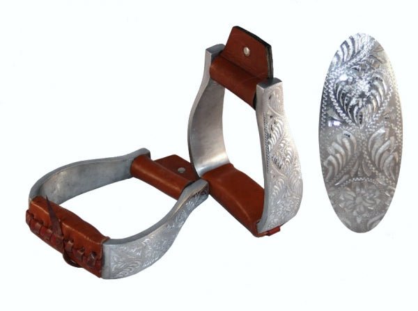 Strzemiona aluminiowe - grawerowane