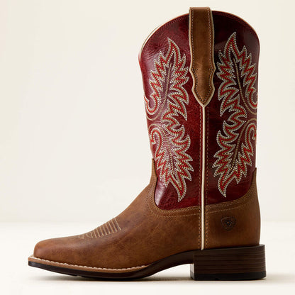 Kowbojki damskie Canyon Point DESERT SAND HEART THROB RED