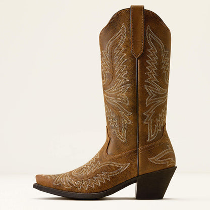 Kowbojki damskie Ariat Round Up Collins D Toe – Brown Bomber