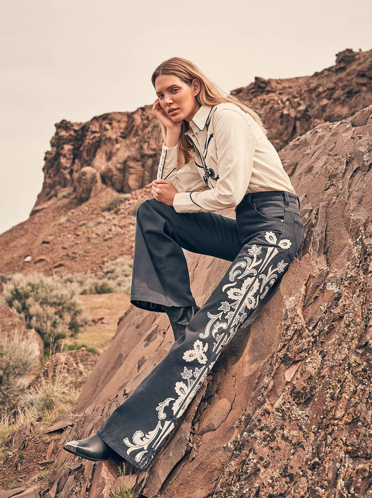 Wrangler 70S Flare Dark Navy