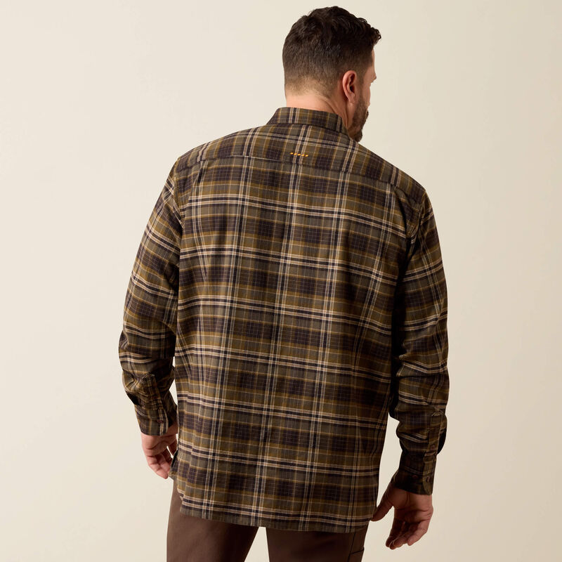 Męska Koszula Westernowa Flanelowa Rebar DuraStretch