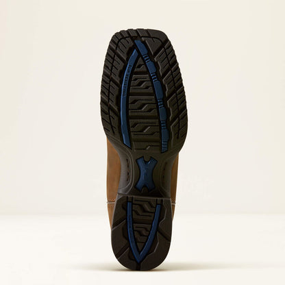 Kowbojki damskie Hybrid Ranchwork BACKWOODS BROWN Wide Square Toe