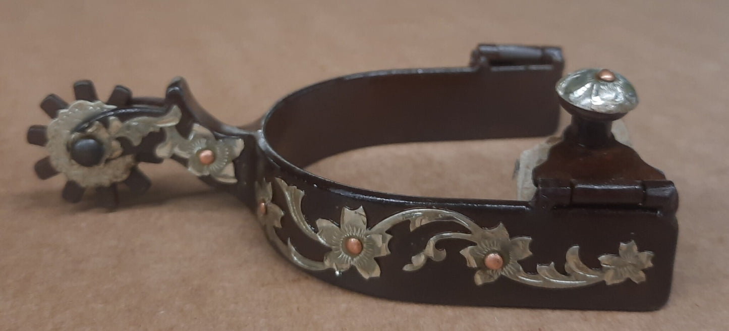 Ostrogi Western Silver & Copper Floral