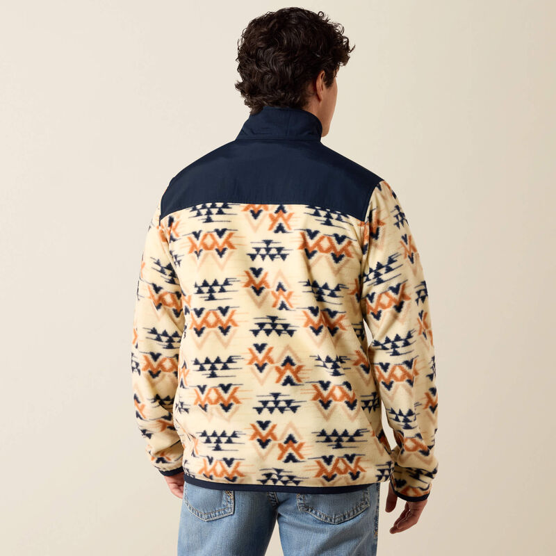 Bluza Męska Ariat Basis Fleece Pullover Southwestern Sand