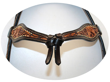 Ogłowie Floral Scalloped Western
