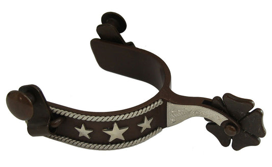 Ostrogi westernowe Texas Stars & Rope Trim