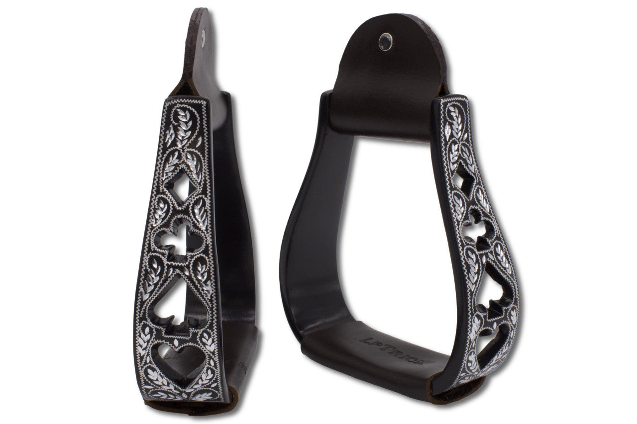 Strzemiona Westernowe Engraved Poker