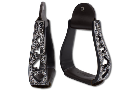 Strzemiona Westernowe Engraved Poker
