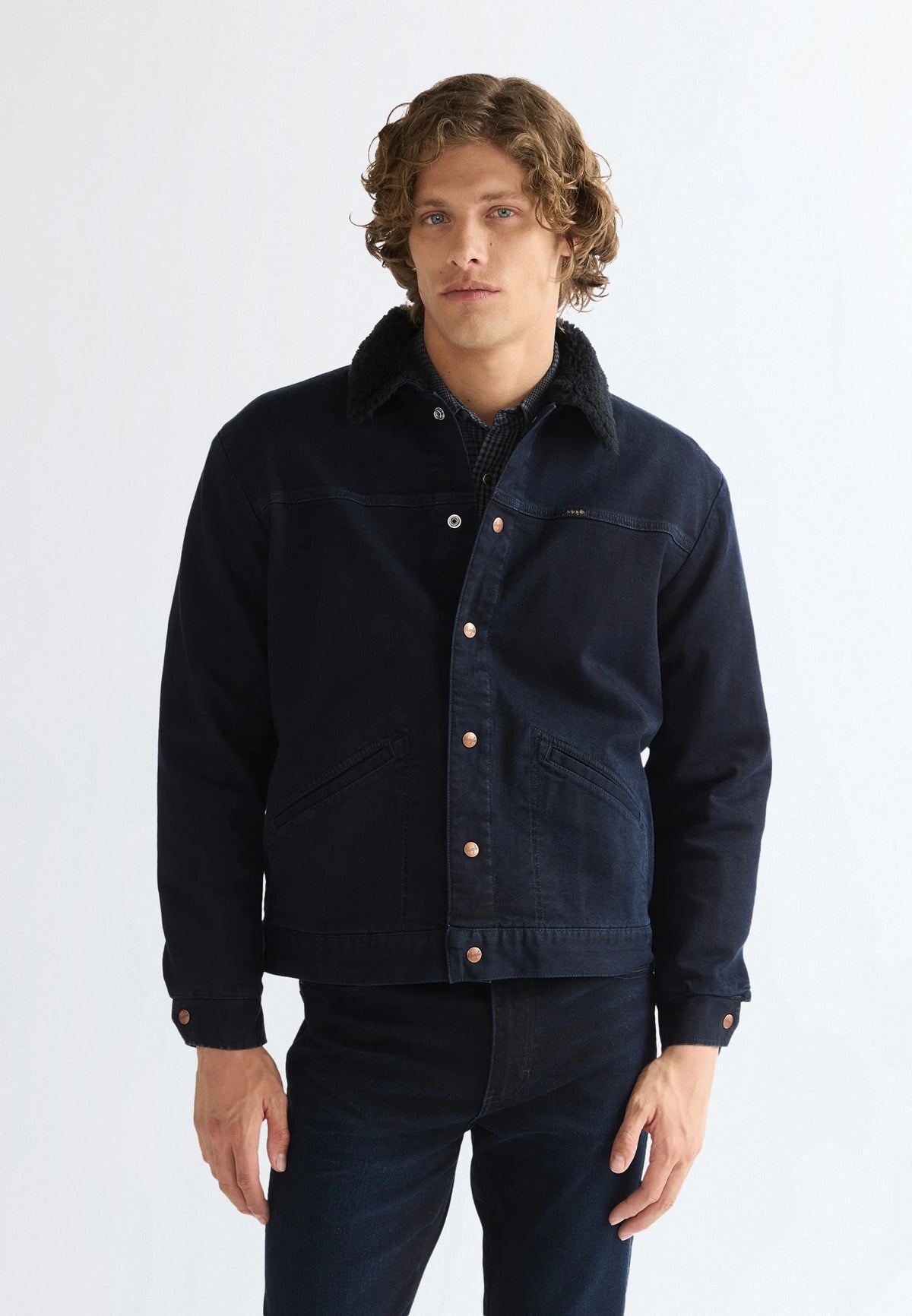 Kurtka męska Wrangler - Buffalo Trace Jacket Glacier Blue