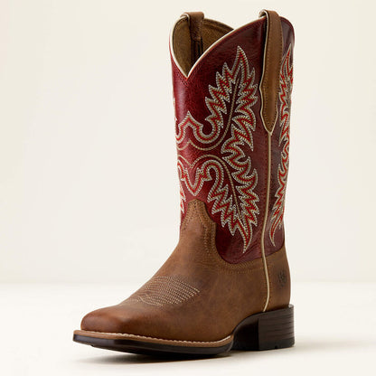 Kowbojki damskie Canyon Point DESERT SAND HEART THROB RED