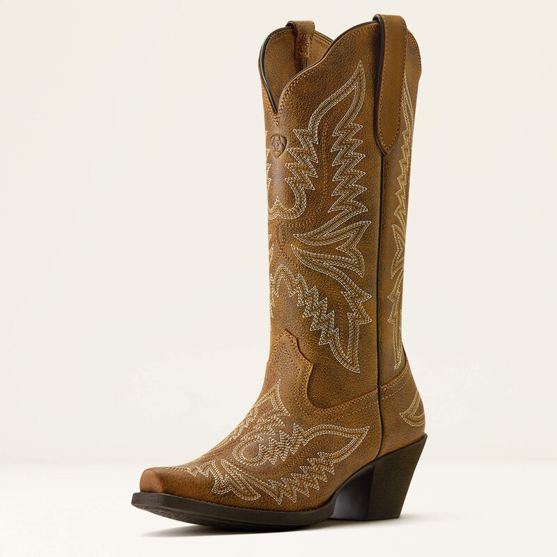Kowbojki damskie Ariat Round Up Collins D Toe – Brown Bomber