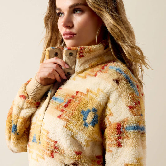 Bluza Polarowa Ariat Berber Sweatshirt Sand Sunset